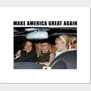 Britney Paris Lindsay Make America Great Again Posters and Art